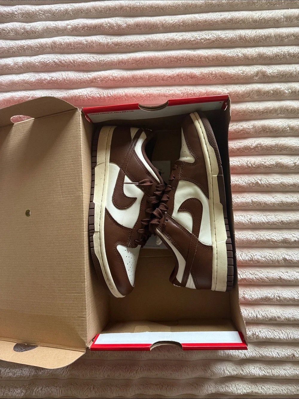 Nike Dunk Low Brown & White Womens Sneakers